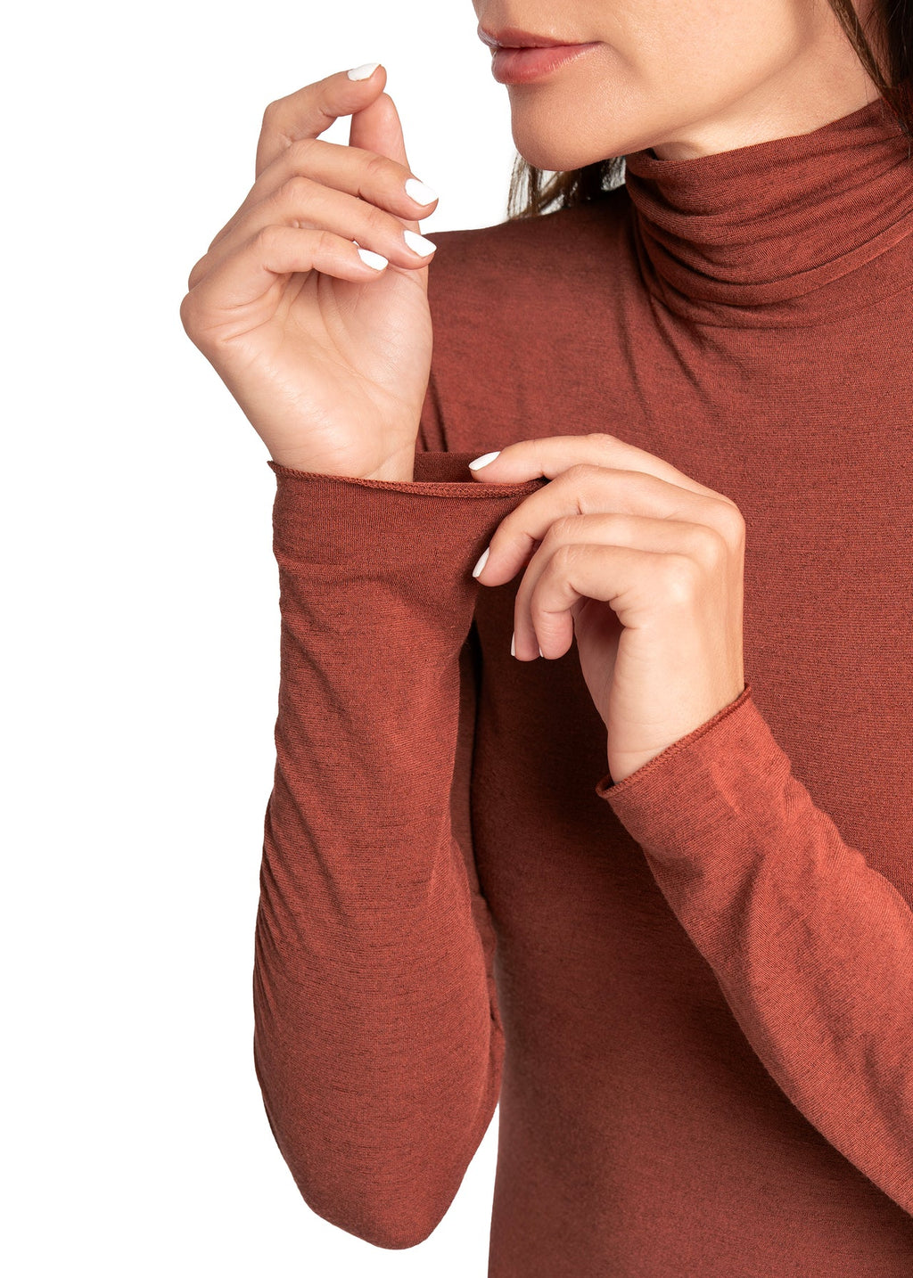 MAGLIA LEGER CON CACHEMIRE COLLO ALTO